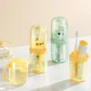 Portable Travel Mouthwash Cup with Baby Toothpaste Storage